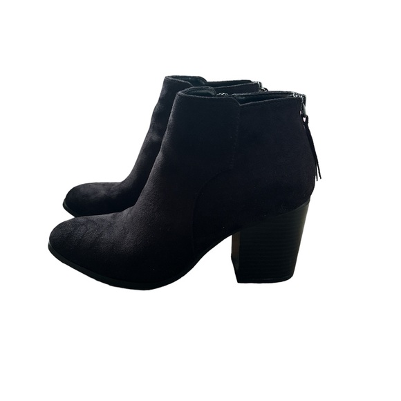 Seamed Heeled Braidy Wedge Boots - Picture 5 of 10